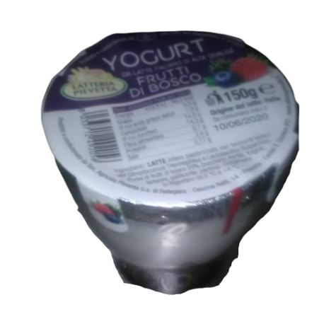 yogurt ai frutti di bosco