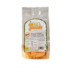 Biscotti di Riso al cocco con gocce di cioccolato BIO - 250 g